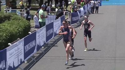 World Triathlon Championship Series. Prueba élite femenina desde Yokohama (Japón)