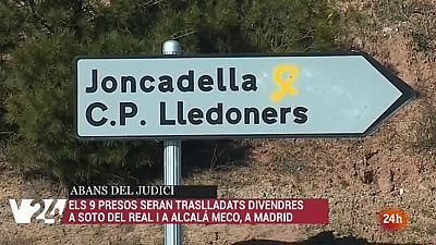 Els 9 presos seran traslladats divendres a Soto del Real i a Alcalà Meco