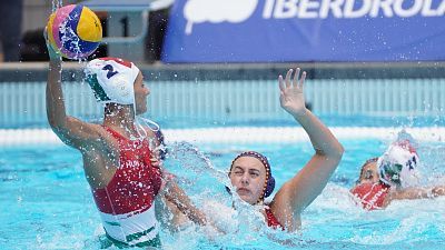 Final Liga Mundial femenina (Zona europea). Semifinal: Hungría - España