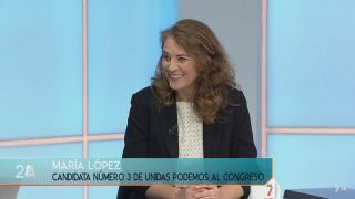 Entrevista electoral a María López