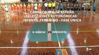 04/06/2016 Fútbol sala femenino: Murcia - Andalucía