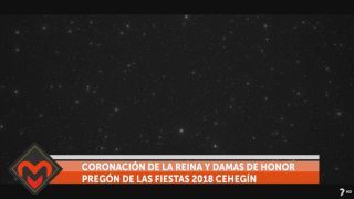 06/09/2018 Coronación de la Reina y Pregón de las fiestas 2018 Cehegín
