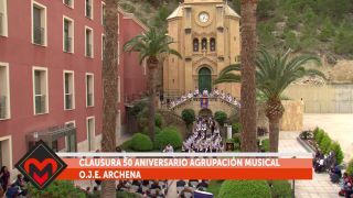 29/03/2018 Clausura 50 aniversario Agrupación Musical O.J.E. Archena