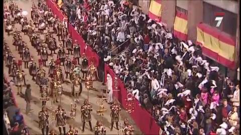 Desfile Bíblico-Pasional de Jueves Santo en Lorca (21/04/2011)