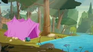 D'acampada