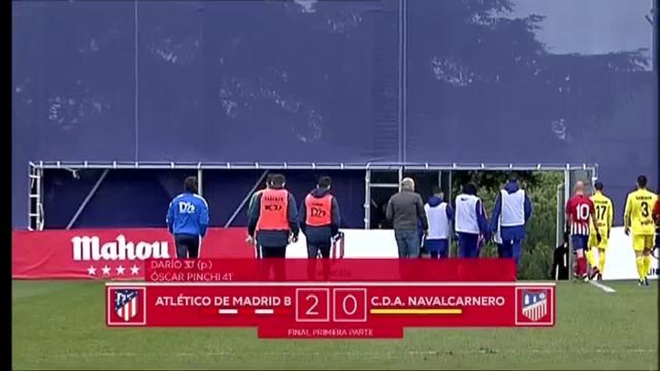 3-0. Gran triunfo del Atlético B ante el Navalcarnero