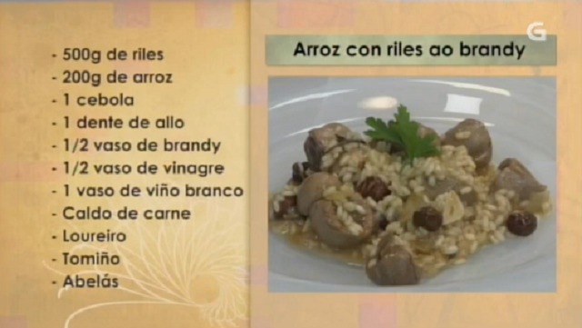 Arroz con riles ao brandy - 06/12/2016 10:30