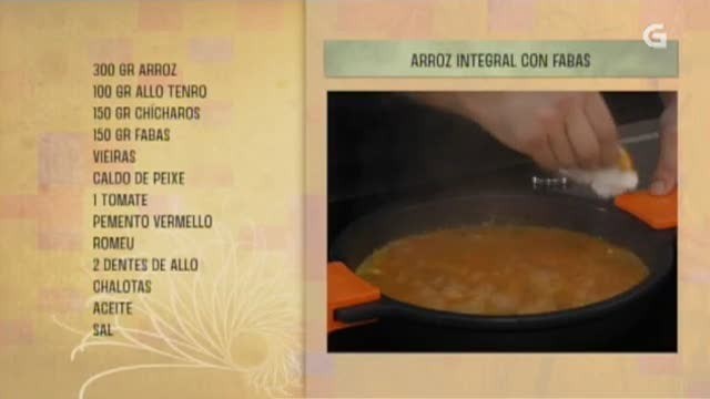 Arroz integral con fabas - 01/08/2017 10:30