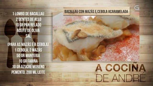 Bacallau con mazás e cebola acaramelada - 14/06/2018 11:00
