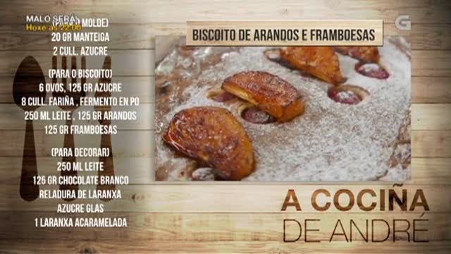Biscoito de arandos e framboesas - 09/08/2018 11:00