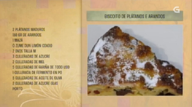 Biscoito de plátano e arandos - 16/01/2017 10:30