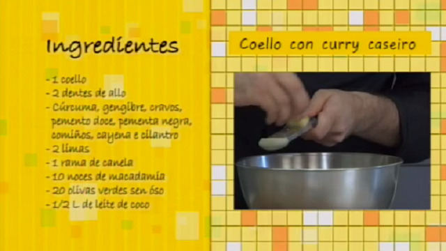 Coello con curry caseiro - 14/03/2016 10:30