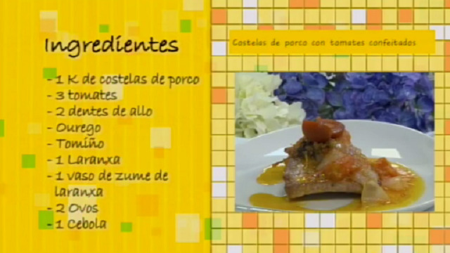 Costela de porco con tomates confeitados - 02/05/2016 10:30