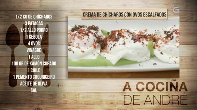 Crema de chícharos con ovos escalfados - 08/11/2017 11:00