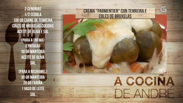 Crema 'parmentier' con tenreira e coles de Bruxelas - 09/05/2018 11:00