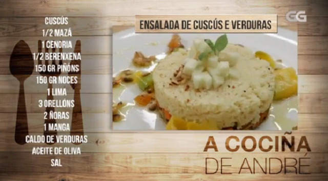 Ensalada de cuscús e verduras - 20/10/2017 11:00