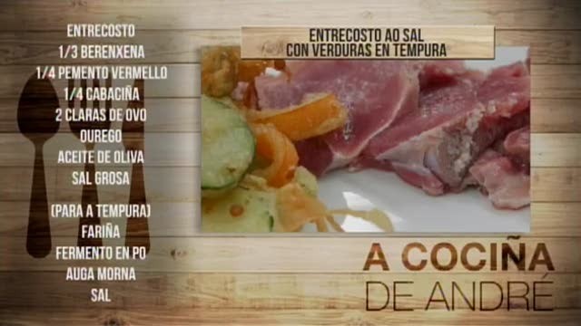 Entrecosto ao sal con verduras en tempura - 23/03/2018 11:00