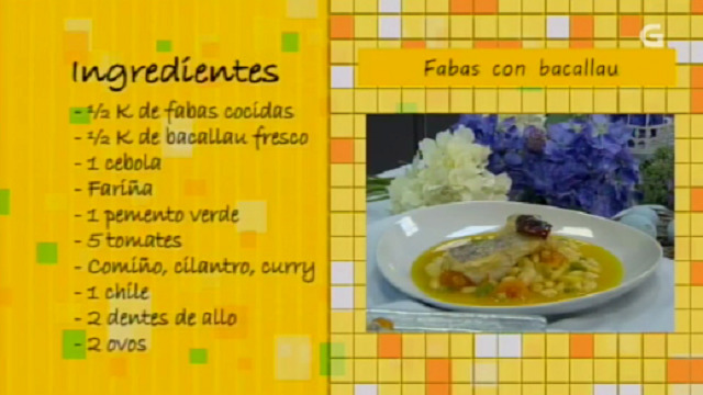 Fabas con bacallau - 05/05/2016 10:30