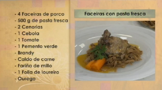 Faceiras con pasta fresca - 11/11/2016 10:30