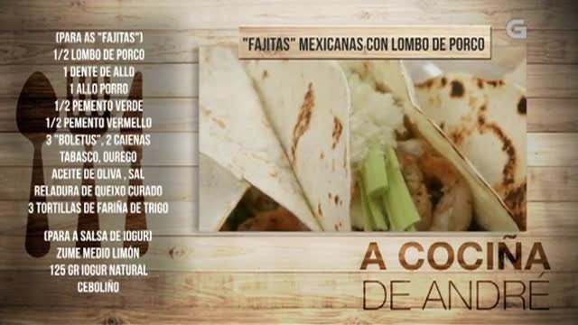 Fajitas mexicanas con lombo de porco - 04/06/2018 11:00