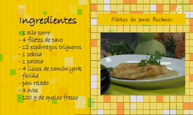 Filetes de pavo recheos - 04/03/2016 10:30