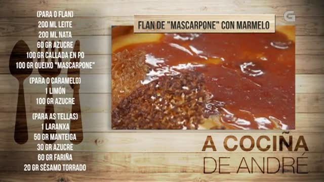 Flan de mascarpone con marmelo - 08/05/2018 11:00