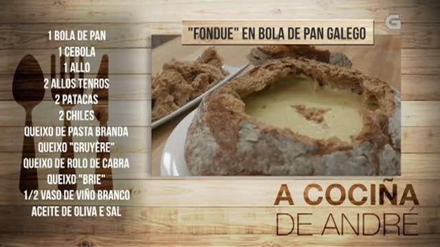 Fondue en bola de pan galego - 10/04/2018 00:00