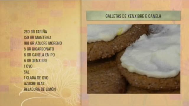 Galletas de xenxibre e canela - 15/03/2017 10:30