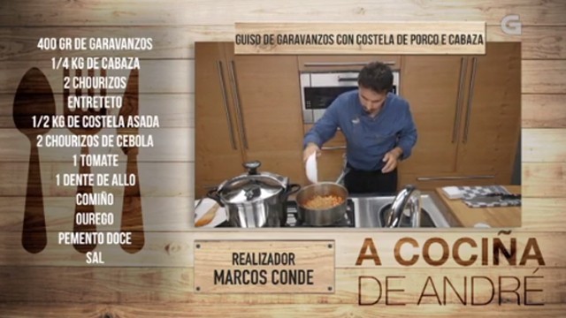 Guiso de garavanzos con costela de porco e cabaza - 07/09/2017 11:00