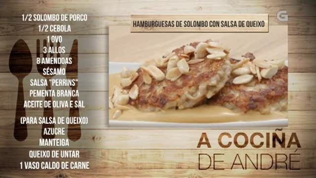 Hamburguesa de solombo con salsa de queixo - 07/03/2018 11:00