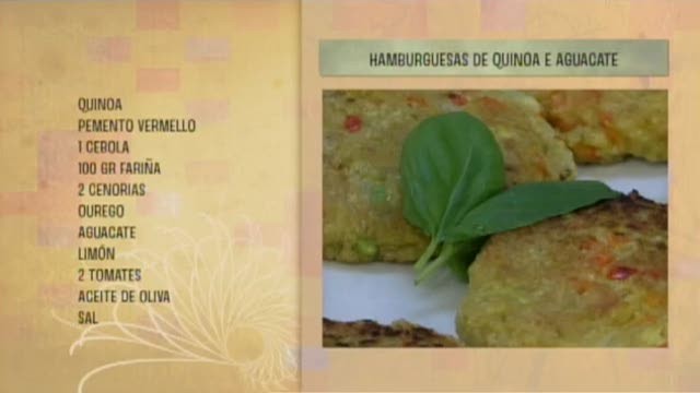 Hamburguesas de quinoa e aguacate - 25/04/2017 10:30