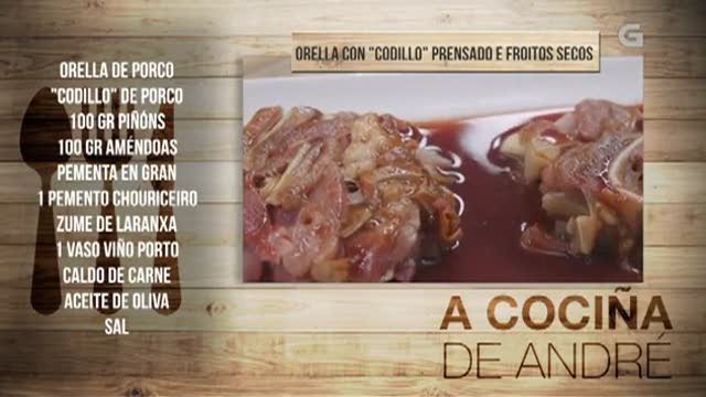 Orella con codillo prensado de froitos secos - 30/05/2018 11:00