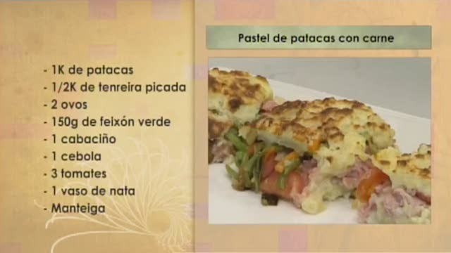 Pastel de patacas con carne - 15/11/2016 10:30