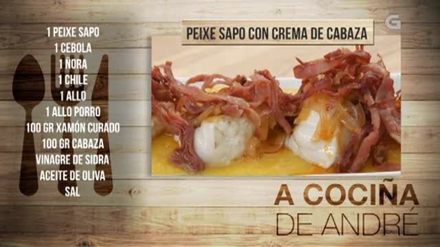 Peixe sapo con crema de cabaza - 23/01/2018 11:00