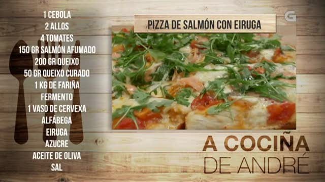 Pizza de salmón con eiruga - 19/02/2018 11:00