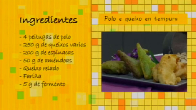 Polo e queixo en tempura - 17/06/2016 10:30