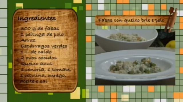 Programa 765. Fabas con queixo brie e polo - 29/09/2015 10:30