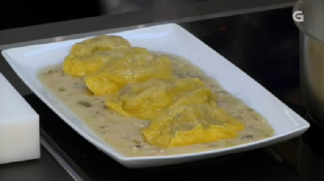 Raviolis de cogomelos, cabaza e noces - 02/02/2017 10:30