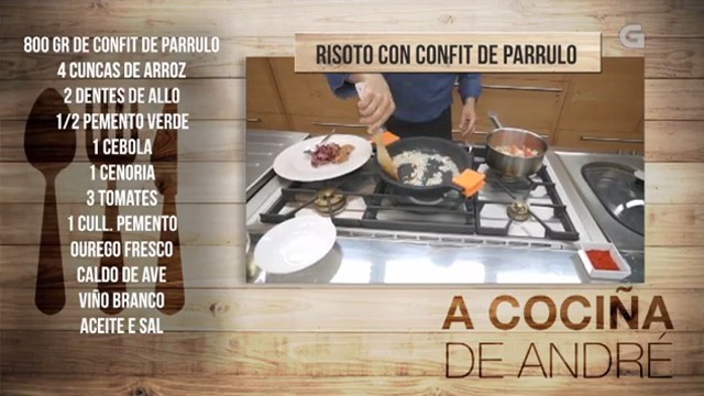 Risoto con confit de parrulo - 08/09/2017 11:00