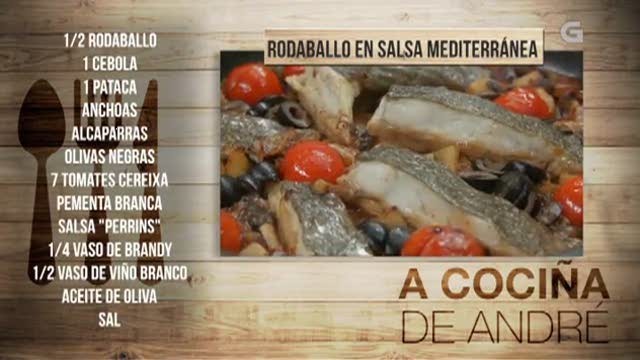 Rodaballo en salsa mediterránea - 03/04/2018 11:00