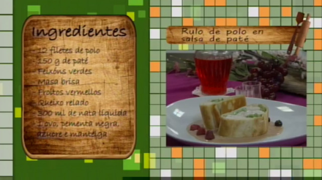 Rulo de polo en salsa de paté - 26/01/2016 10:30