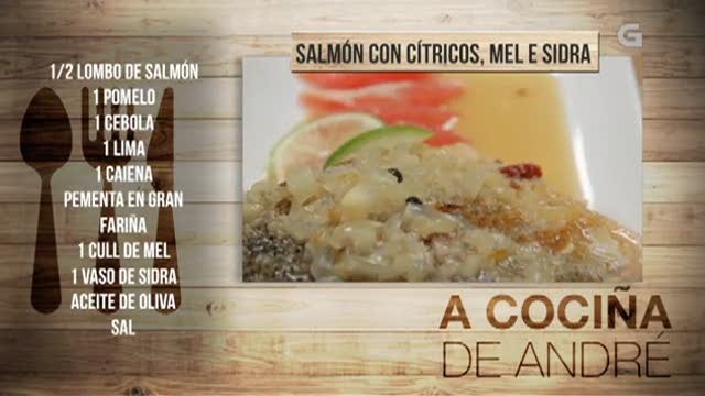 Salmón con cítricos, mel e sidra - 02/04/2018 11:00