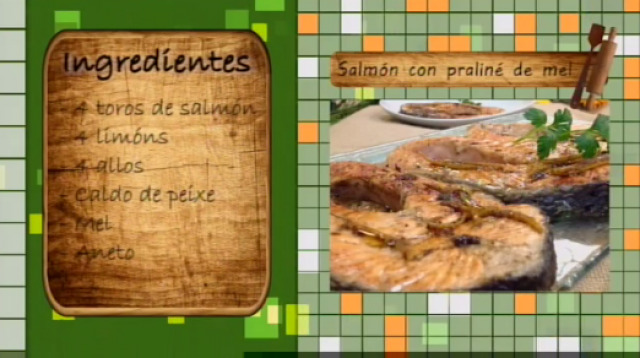 Salmón con praliné de mel - 14/12/2015 10:30