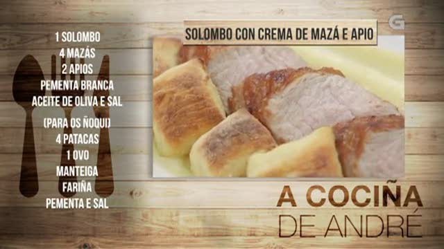 Solombo con crema de mazá e apio - 06/03/2018 11:00