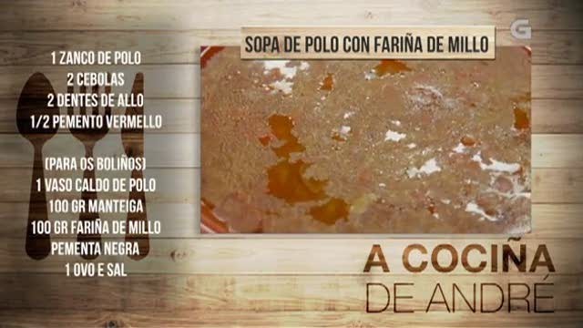 Sopa de polo con fariña de millo - 27/06/2018 11:00