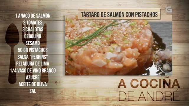 Tártaro de salmón con pistachos - 04/04/2018 11:00