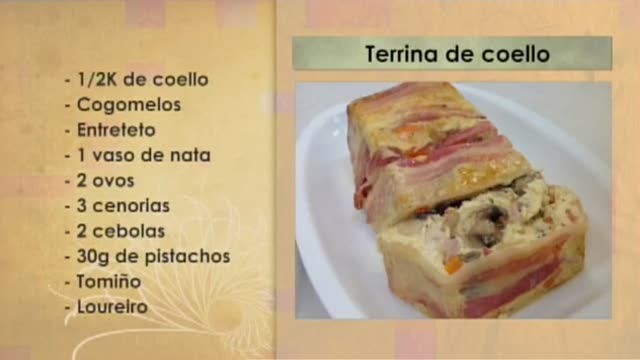 Terrina de coello - 11/10/2016 10:30