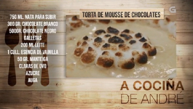 Torta de mousse de chocolates - 27/09/2017 11:00