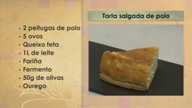 Torta salgada de polo - 16/11/2016 10:30