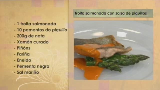 Troita con salsa de piquillos - 05/12/2016 10:30